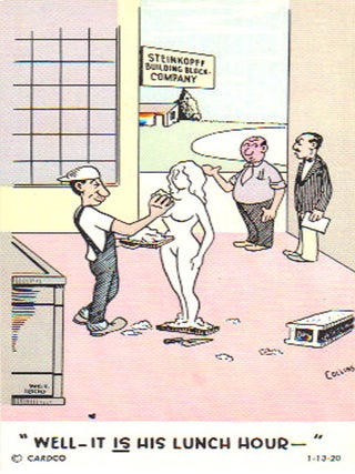 GENUINE NUDIST COMIC CARDS Image #3