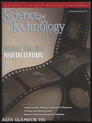 Item #100373 SCIENCE & TECHNOLOGY REVIEW; Lawrence Livermore National Laboratory