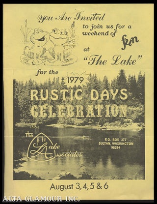 Item #100793 LAKE ASSOCIATES 1979 RUSTIC DAYS CELEBRATION