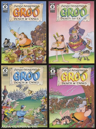 Item #101375 SERGIO ARAGONES' GROO: Death & Taxes. Sergio Aragones, Mark Evanier