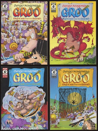 Item #101376 SERGIO ARAGONES' GROO: Mightier Than The Sword. Sergio Aragones, Mark Evanier