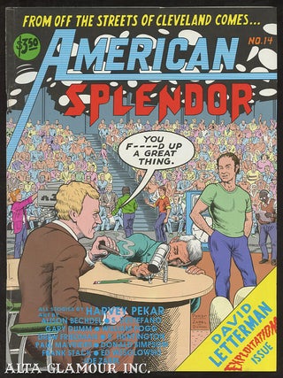 Item #101834 AMERICAN SPLENDOR. Harvey Pekar