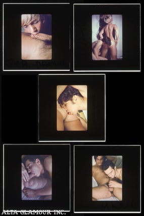 Item #101968 A GROUP OF FIVE HOMOEROTIC COLOR SLIDES OF GAY SEX