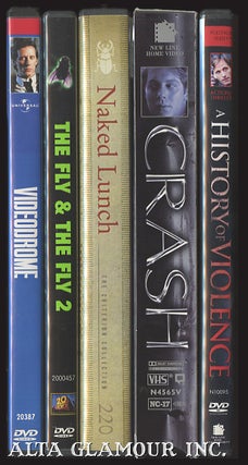 Item #102232 A COLLECTION OF FIVE DAVID CRONENBERG MOVIES. David Cronenberg, director
