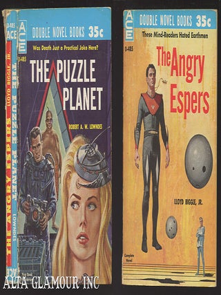 Item #102989 THE ANGRY ESPERS / THE PUZZLE PLANT. Lloyd / Robert A. W. Lowndes Biggle Jr