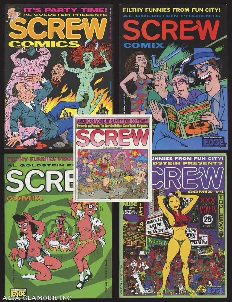 Item #103003 SCREW COMICS. Al Goldstein.