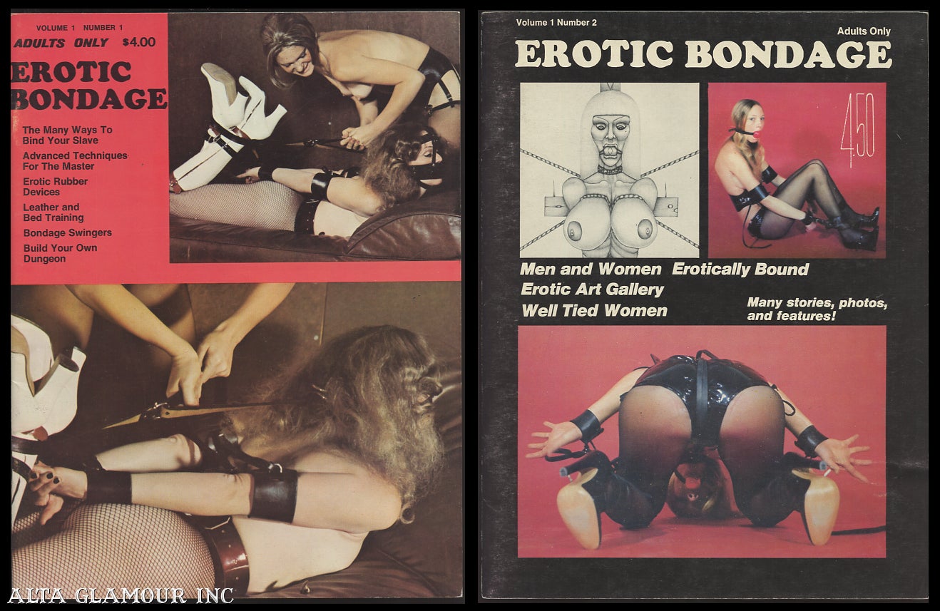 EROTIC BONDAGE. Vol. 1, Nos. 1-2 A Set