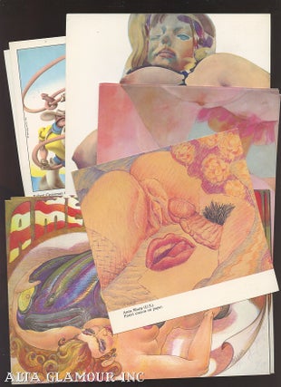 Item #103874 26 EROTIC ILLUSTRATED CARDS AND POSTCARDS FROM THE NATIONAL SEX FORUM EXHIBITION IN...