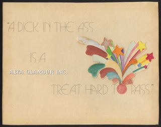 Item #104060 ORIGINAL ARTWORK - A Dick In The Ass Is A Treat Hard To Pass