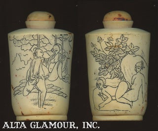 Item #104109 EROTIC CHINESE ETCHED SNUFF BOTTLE