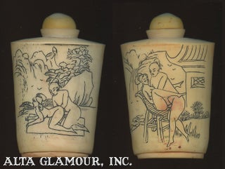 Item #104110 EROTIC CHINESE ETCHED SNUFF BOTTLE