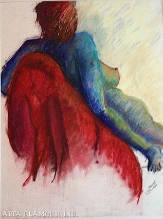 Item #104179 ORIGINAL ARTWORK - Figure Drawing in Charcoal And Pastel. Janice Sullivan