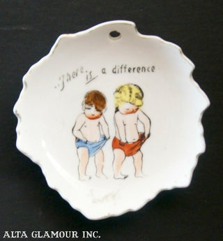 Item #105038 HUMOROUS PICKLE DISH "There Is A Difference"