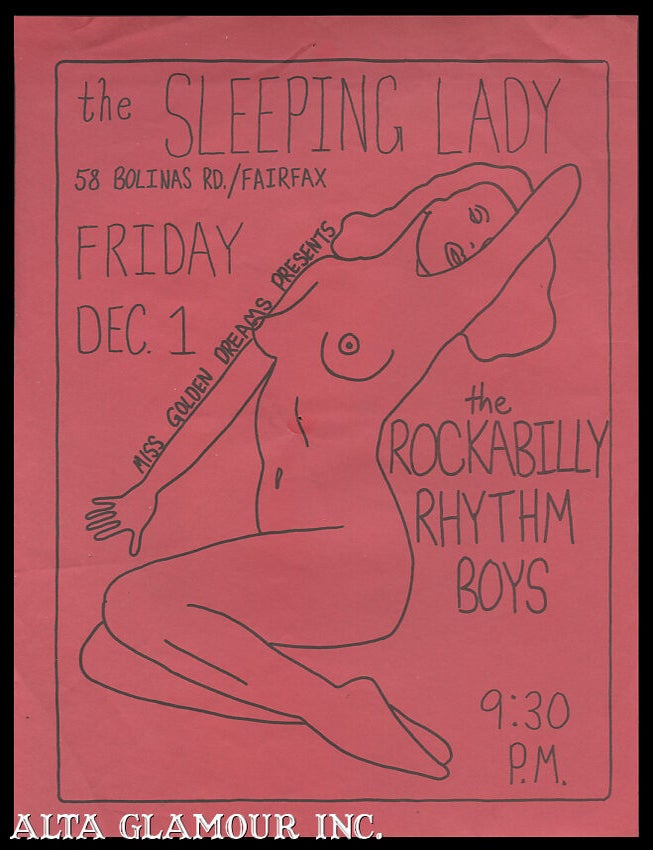 Item #105105 [ALTERNATIVE MUSIC] Handbill For The Rockabilly Rhythm Boys