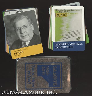 Item #106176 SOCIETY OF AMERICAN ARCHIVISTS INFORMATION CARDS. Playing Cards