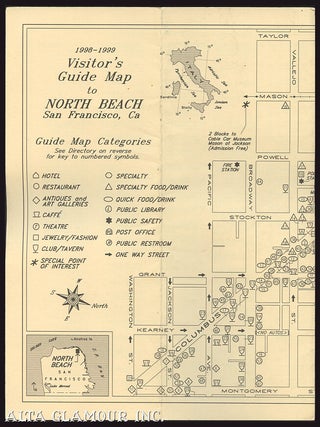 Item #106413 1998-1999 VISITOR'S GUIDE MAP TO NORTH BEACH SAN FRANCISCO, CA