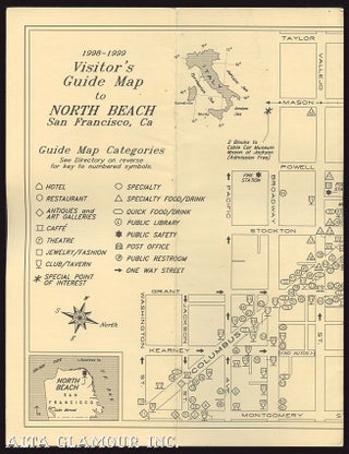 Item #106413 1998-1999 VISITOR'S GUIDE MAP TO NORTH BEACH SAN FRANCISCO, CA