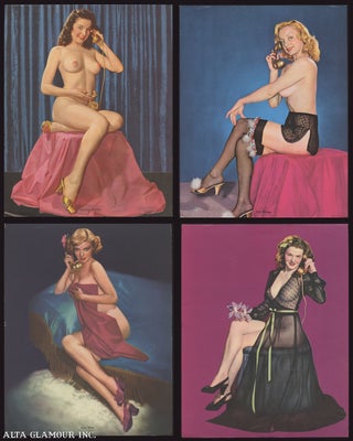 Item #106426 GROUP OF FOUR COLOR PIN-UPS
