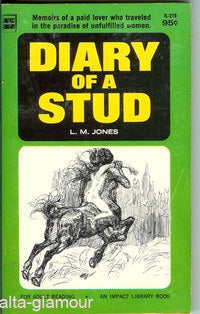 Item #10745 DIARY OF A STUD. L. M. Jones