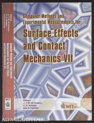 Item #107709 COMPUTER METHODS AND EXPERIMENTAL MEASUREMENTS FOR SURFACE EFFECTS AND CONTACT...