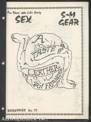 A TASTE OF LEATHER; Brochure No. 72
