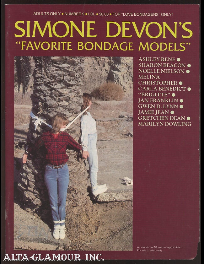 SIMONE DEVON'S FAVORITE BONDAGE MODELS. No. 09 | April 1989