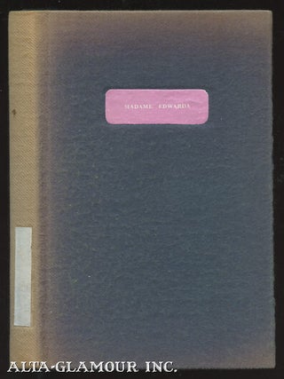 Item #109638 MADAME EDWARDA. Pierre Angelique, Georges Bataille