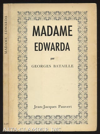 Item #109639 MADAME EDWARDA. Georges Bataille