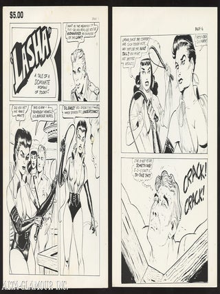 Item #110068 "LASHA" A Tale Of A Dominate Woman Of Today - BONDAGE ART SET. Gene Bilbrew