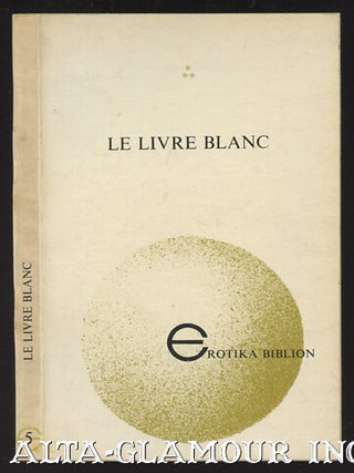 Item #110098 LE LIVRE BLANC. Jean Cocteau