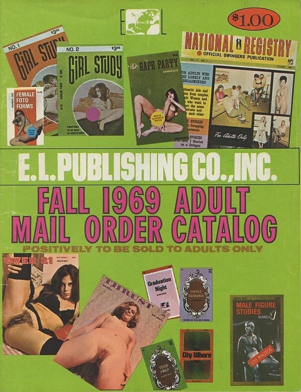 Item #112433 E.L. PUBLISHING CO., INC -- FALL 1969 ADULT MAIL ORDER CATALOG