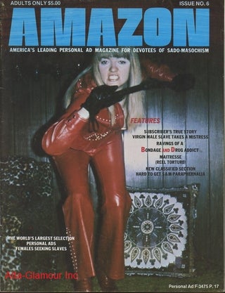 Item #113503 AMAZON; America's Leading Personal Ad Magazine for Devotees of Sado-Masochism