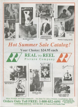 Item #114547 REAL TO REEL PICTURES; Hot Summer Sale Catalog