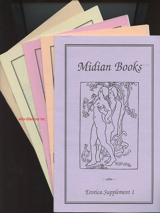 Item #116747 MIDIAN BOOKS - Set of Five Catalogues; Erotica Supplement 1, Erotica Sexology...