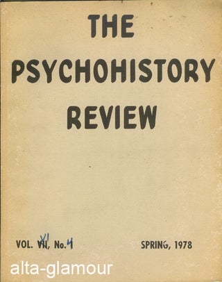 Item #15427 THE PSYCHOHISTORY REVIEW