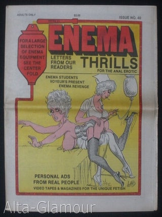 Item #15459 ENEMA THRILLS; For The Anal Erotic