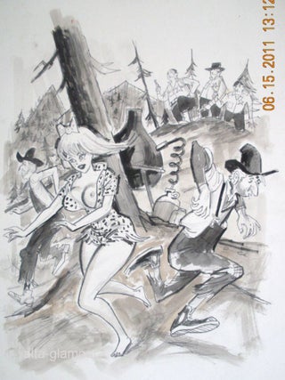 Item #17233 SHORT SNORTS FROM THE SHAKER - ORIGINAL ARTWORK; Cocktail. Bart Hills