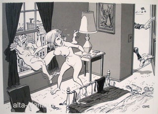 Item #17416 SUPERSTITIONS THAT CAN SHRIVEL YOUR SEX LIFE - ORIGINAL ARTWORK; Swingle. Bob Brook