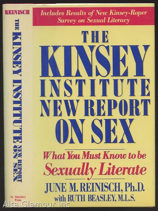Item #2452 THE KINSEY INSTITUTE NEW REPORT ON SEX; What You Must Know to be Sexually Literate....