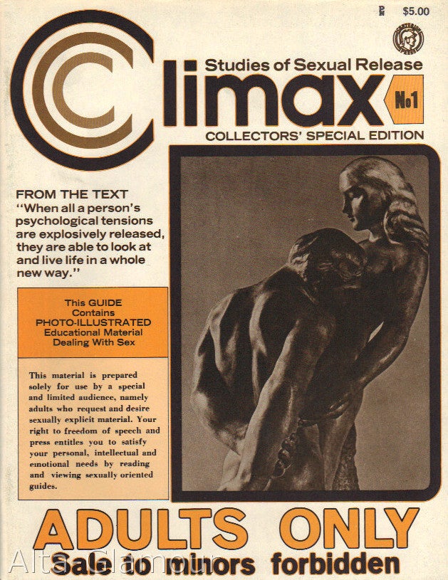 Item #25354 CLIMAX; Studies of Sexual Release