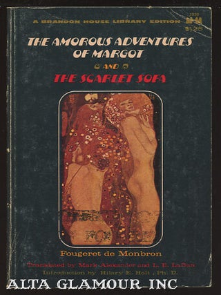 Item #28060 THE AMOROUS ADVENTURES OF MARGOT and THE SCARLET SOFA. Jean-Louis Fougeret de Monbron