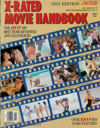 Item #32353 ADAM FILM WORLD GUIDE X-RATED MOVIE HANDBOOK; 1993 Edition