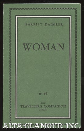 Item #3516 WOMAN [The Woman Thing]. Harriet Daimler, Iris Owens
