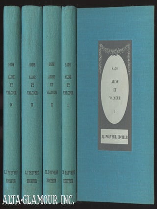 Item #39663 ALINE ET VALCOUR; ou, Le Roman philosophique. Donatien-Alphonse-François Sade,...