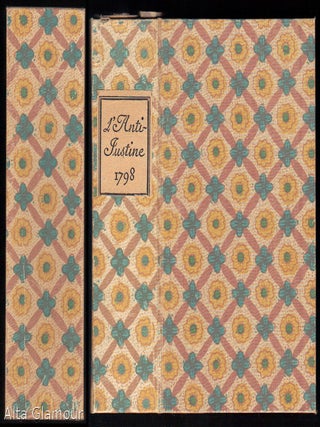 Item #401169 L'ANTI-JUSTINE. Nicolas-Edme Restif de La Bretonne