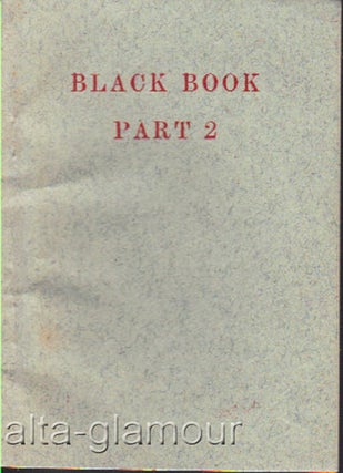 Item #40499 BLACK BOOK PART 2