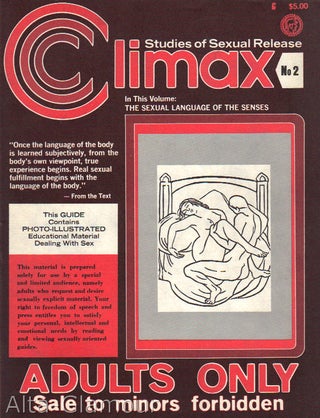 Item #41342 CLIMAX; Studies of Sexual Release
