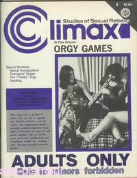 Item #41346 CLIMAX; Studies of Sexual Release