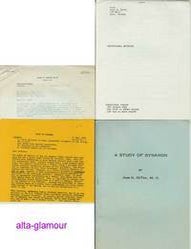 Item #4137 SYNANON; (Four items relating to the drug rehabilitiation facility). Dr. John H. DeTar.