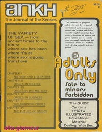 Item #42118 ANKH; The Journal of the Senses